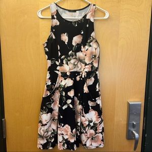 Dry Goods USA Floral Skater Dress with Pockets